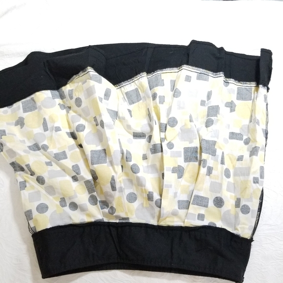 Candie's size 5 patterned yellow and black cotton blend skirt - Picture 7 of 10